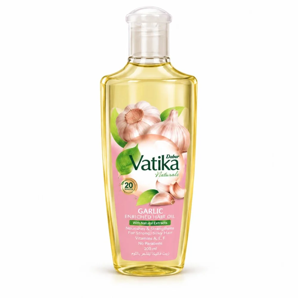 Vatika Naturals Garlic Enriched Hair Oil