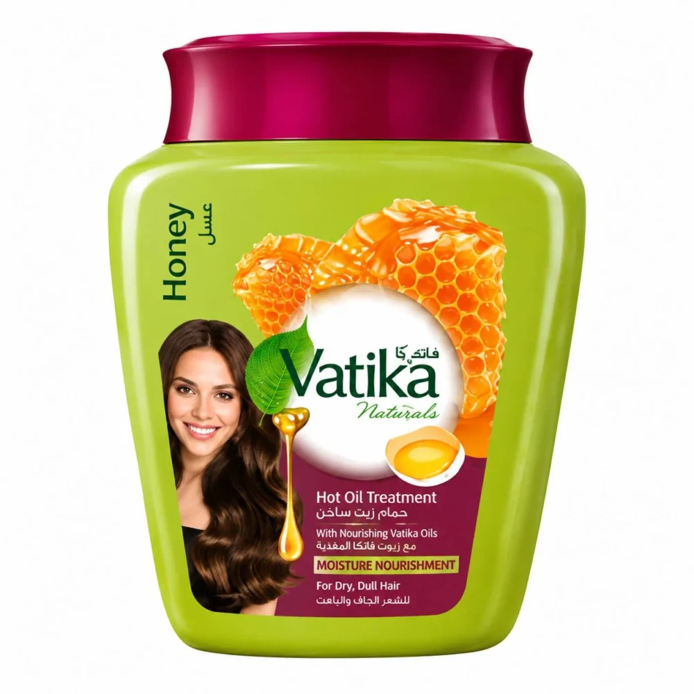 Vatika Naturals Egg Protein & Honey Hot Oil Hair Mask – Damage Repair