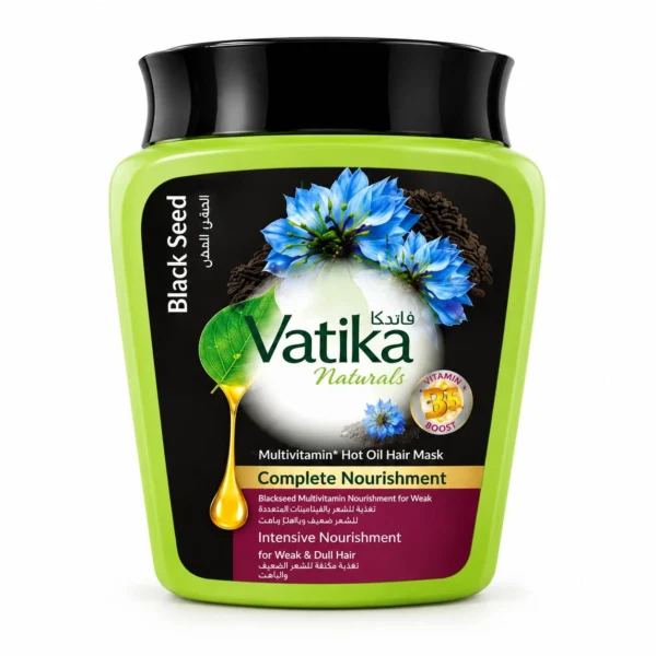 Vatika Naturals Black Seed Multivitamin Hot Oil Hair Mask