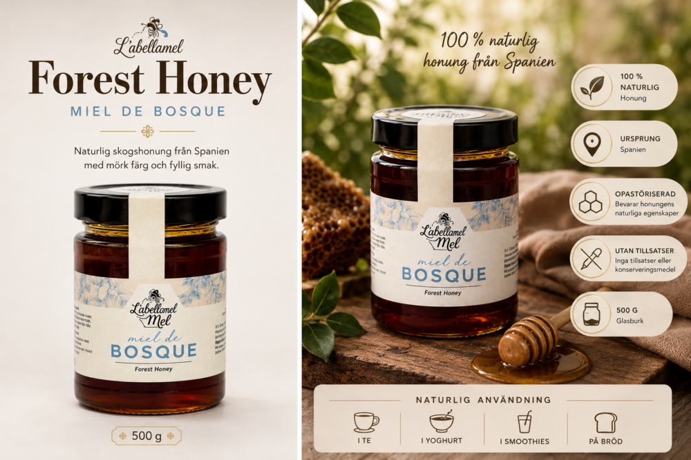 L'Abellamel Forest Honey 500 g - Bild 2