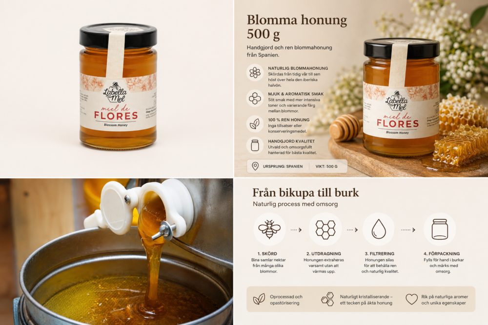 L'Abellamel Blomma Honung 500 g - Bild 2