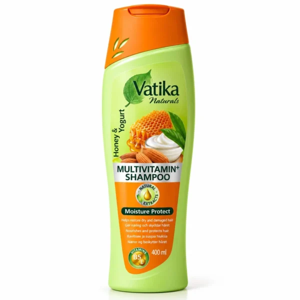 Vatika Naturals Sweet Almond Multivitamin Shampoo – Moisture Protect