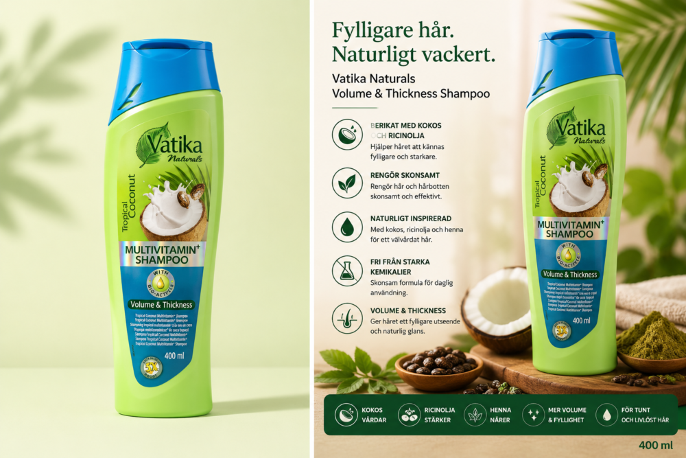 Vatika Naturals Volume & Thickness Shampoo - Bild 2