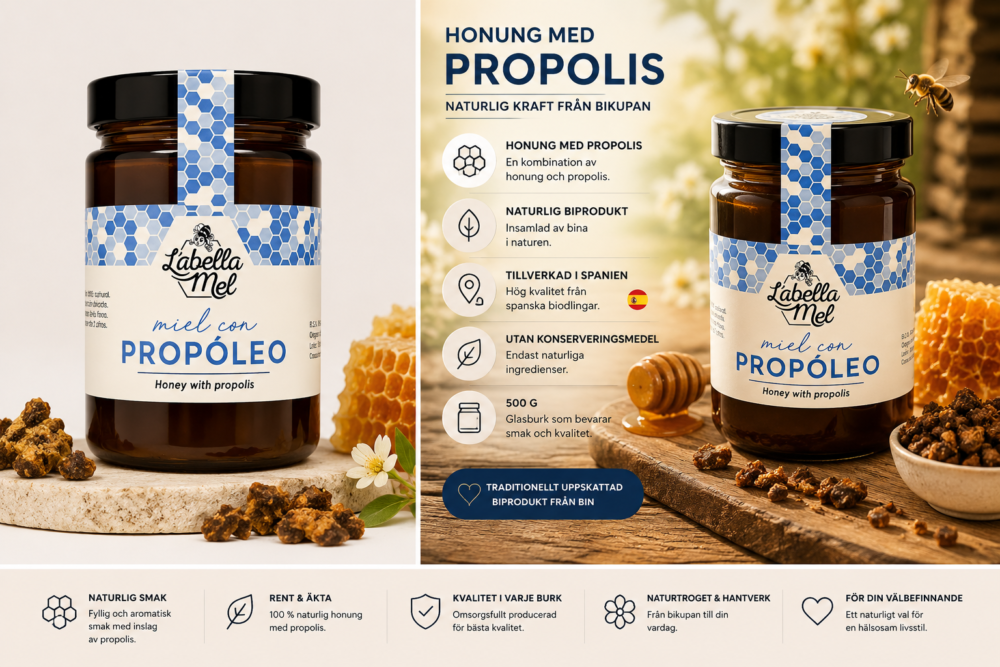 L'AbellaMel Honung med Propolis 500 g - Bild 2
