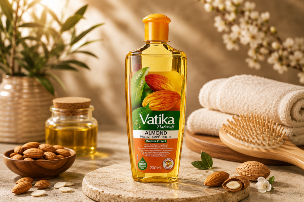 Vatika Naturals Almond Multivitamin Hair Oil - - Bild 3