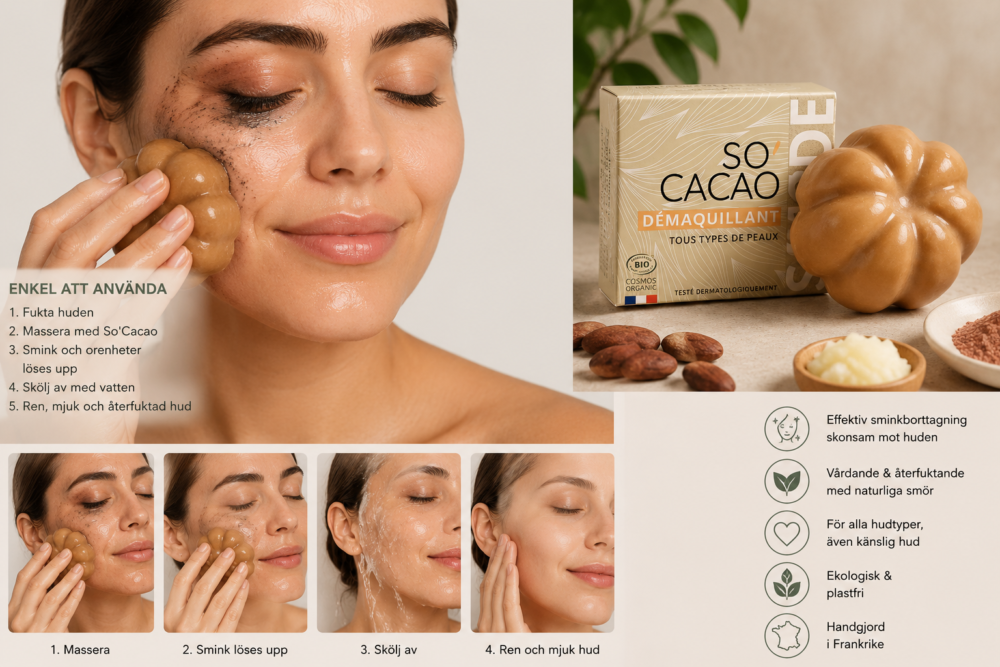 So'Cacao Organic Solid Makeup Remover – 45 g - Bild 2