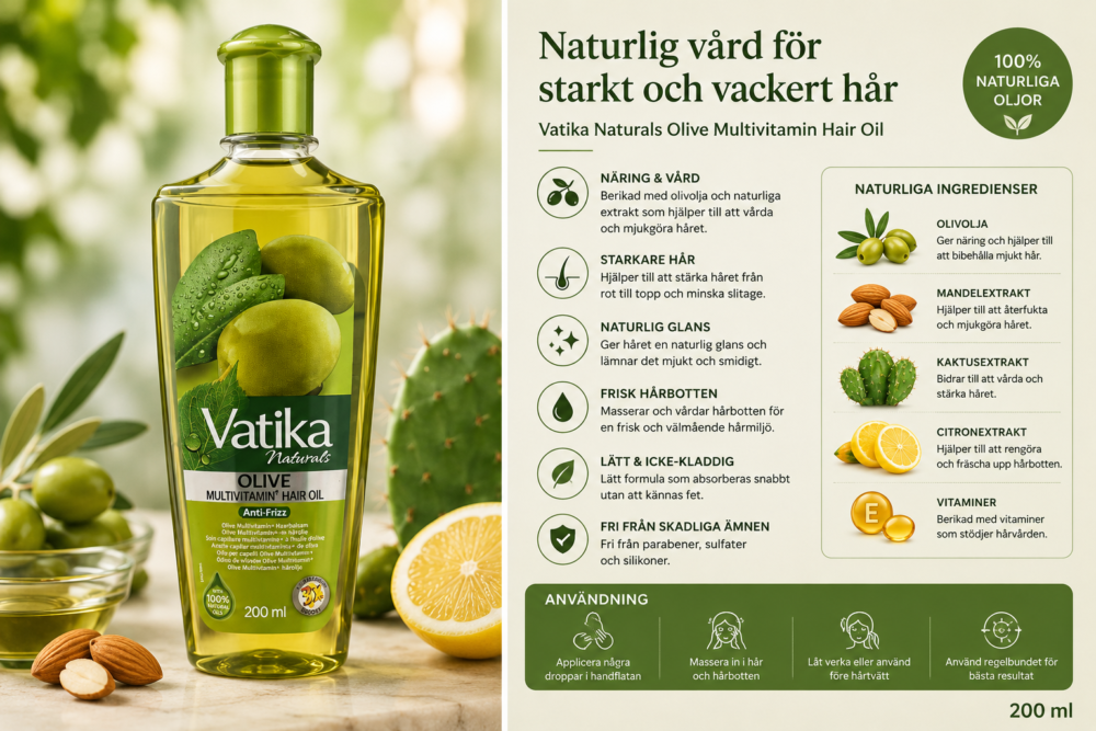 Vatika Naturals Olive Multivitamin Hair Oil - Bild 2