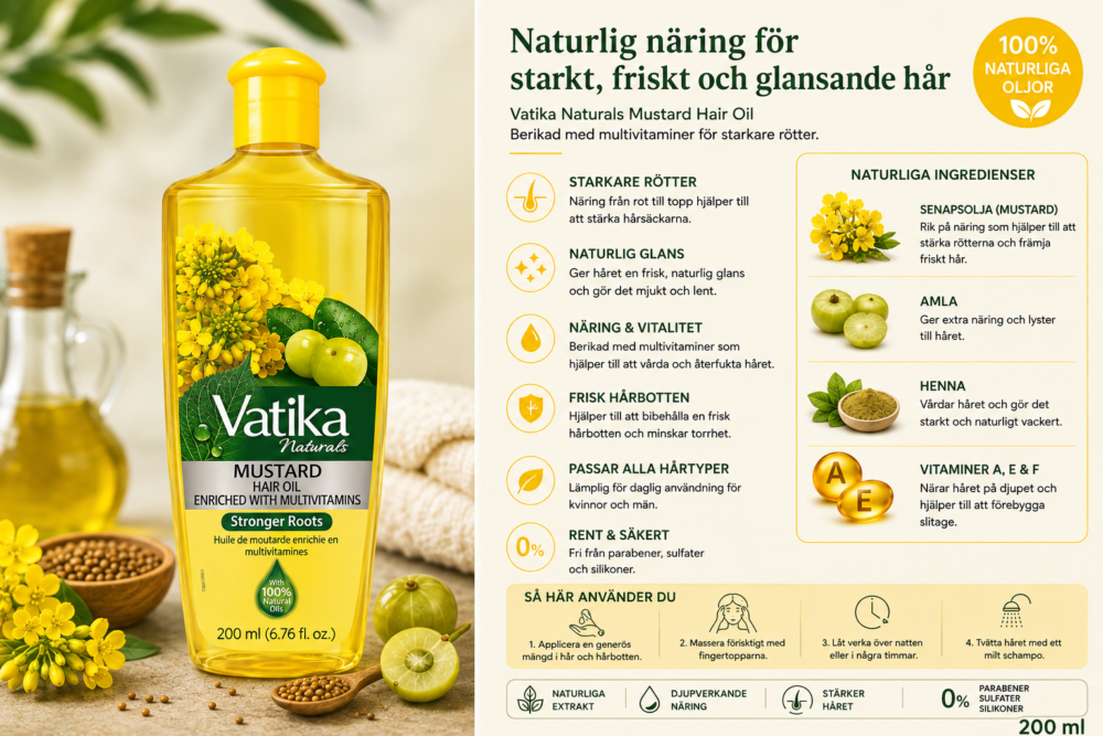 Vatika Naturals Mustard Hair Oil - Bild 2